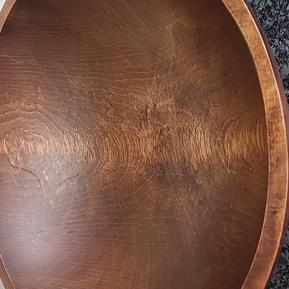 Vintage Canadian Birchwood Wooden Bowl - Picture 3 of 11